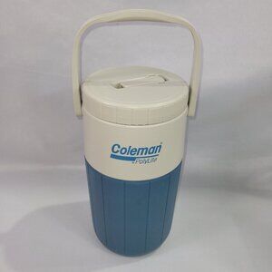 Coleman Polylite Water Cooler 1/2 Gallon Jug Vintage Camping Drink Thermos